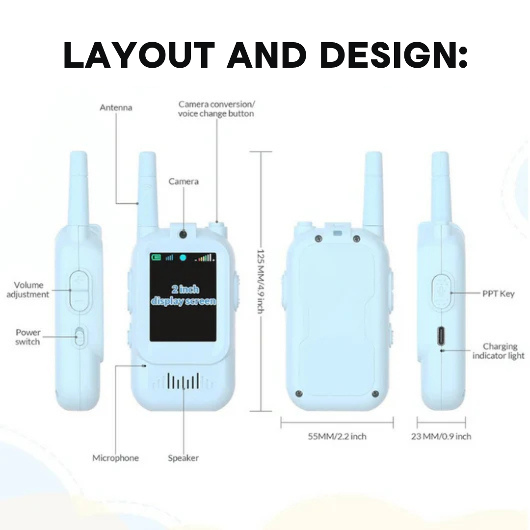 Zivii™ Video Walkie Talkies