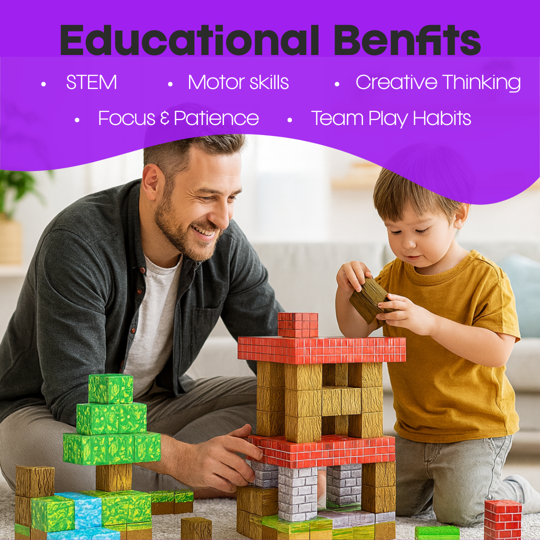 STEM Magnetic Block Set